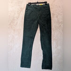 Class Club Green Corduroy Modern Fit Pants